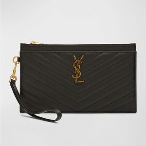 Yves Saint Laurent Monogram Large Bill Pouch